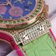 Hublot Big Bang Jeans Red&Green Rubber Strap Blue Dial Replica Watch (8)_th.jpg